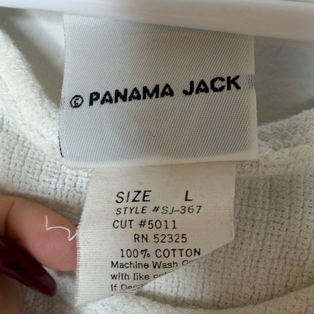 Panama Jack Throwback 90’s Y2K Vintage Beach Tank Top 100% Cotton - Picture 8 of 10